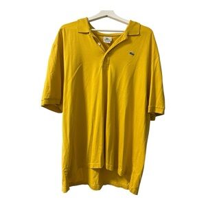 Lacoste Yellow Polo Shirt Casual Comfort
